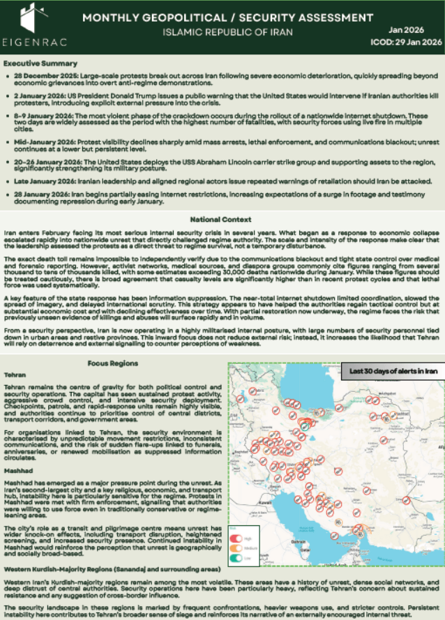 Iran Assessment Report